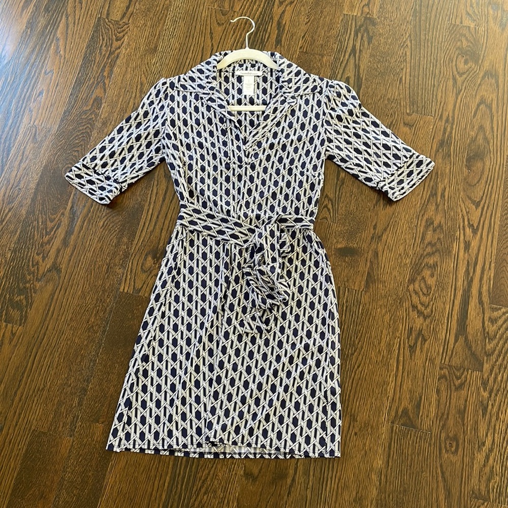 Laundry waist tie dress